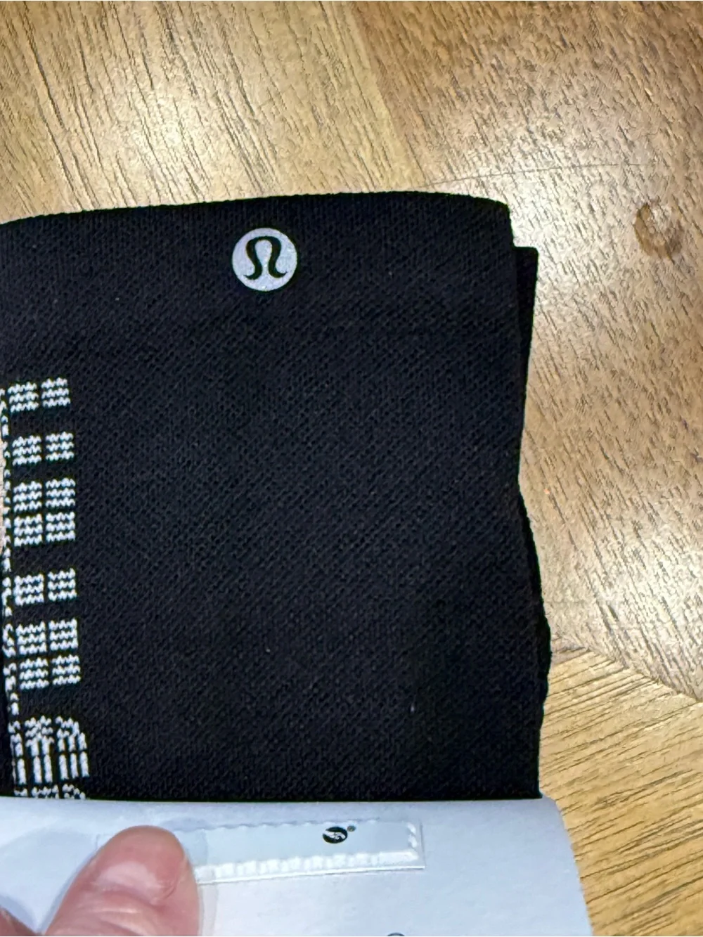 Lululemon Power Stride Crew Socks - Black new unisex Large